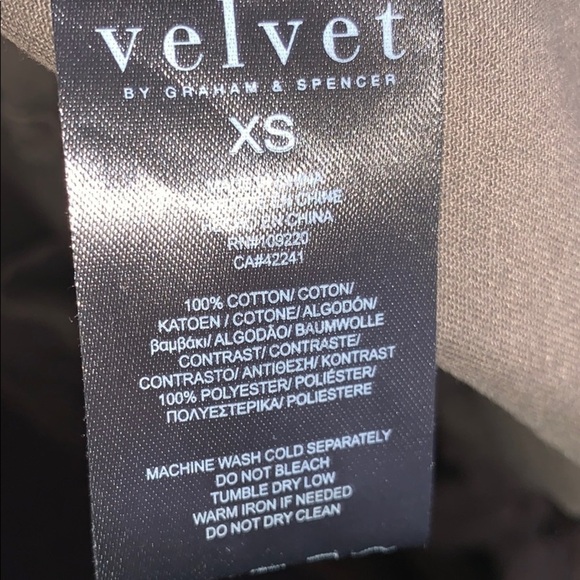 Velvet by Graham & Spencer hooded jacket size - XS - Picture 5 of 5